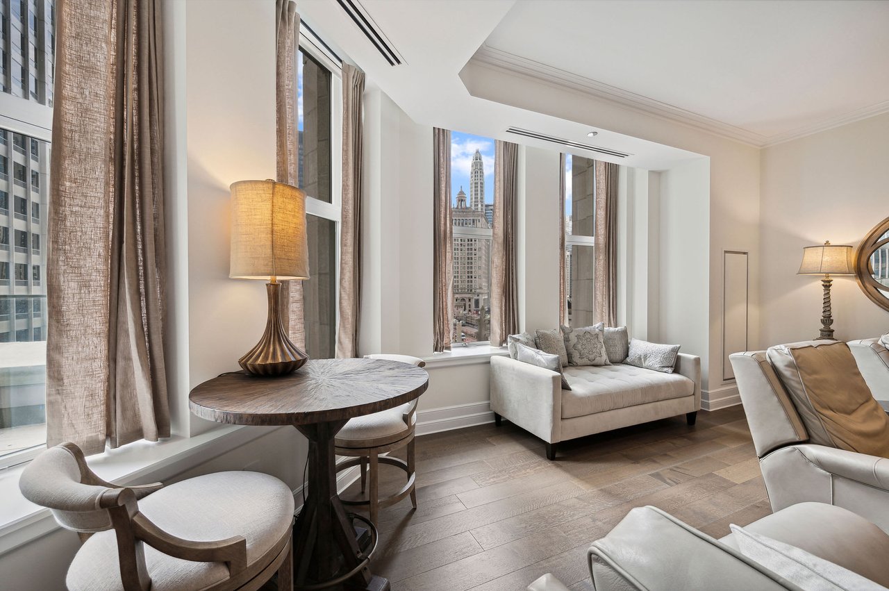 Unbelievable private terrace at the Tribune Tower Residences
