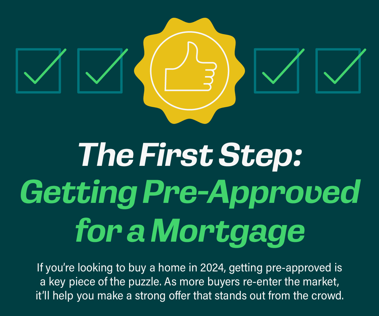 The First Step: Getting Pre-Approved for a Mortgage