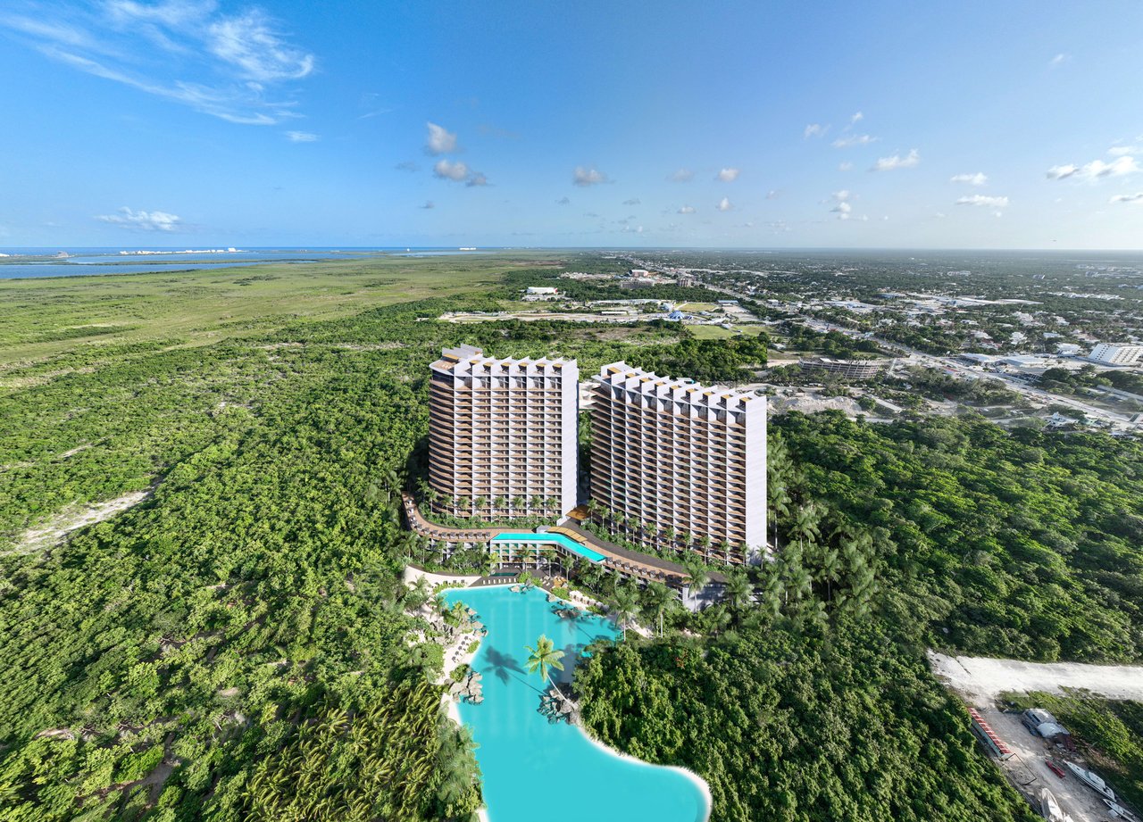 NEW Luxury Project Condo for Sale in Cancun with Lagoon and Ocean View/ Exterior