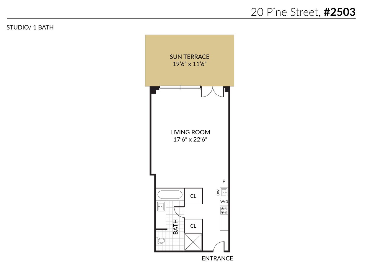 20 Pine Street, Apt 2503