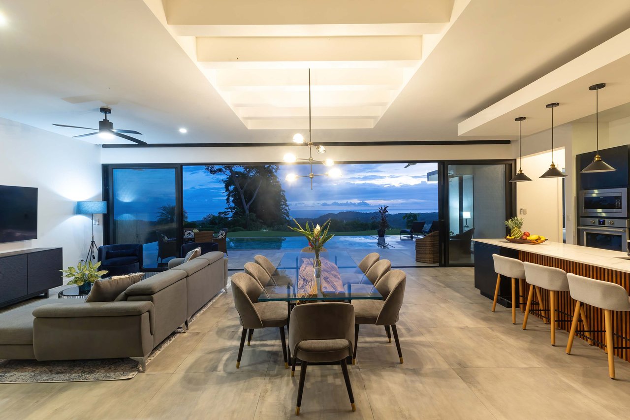 Elegant Estate with Pacific & Jungle Views in Ojochal