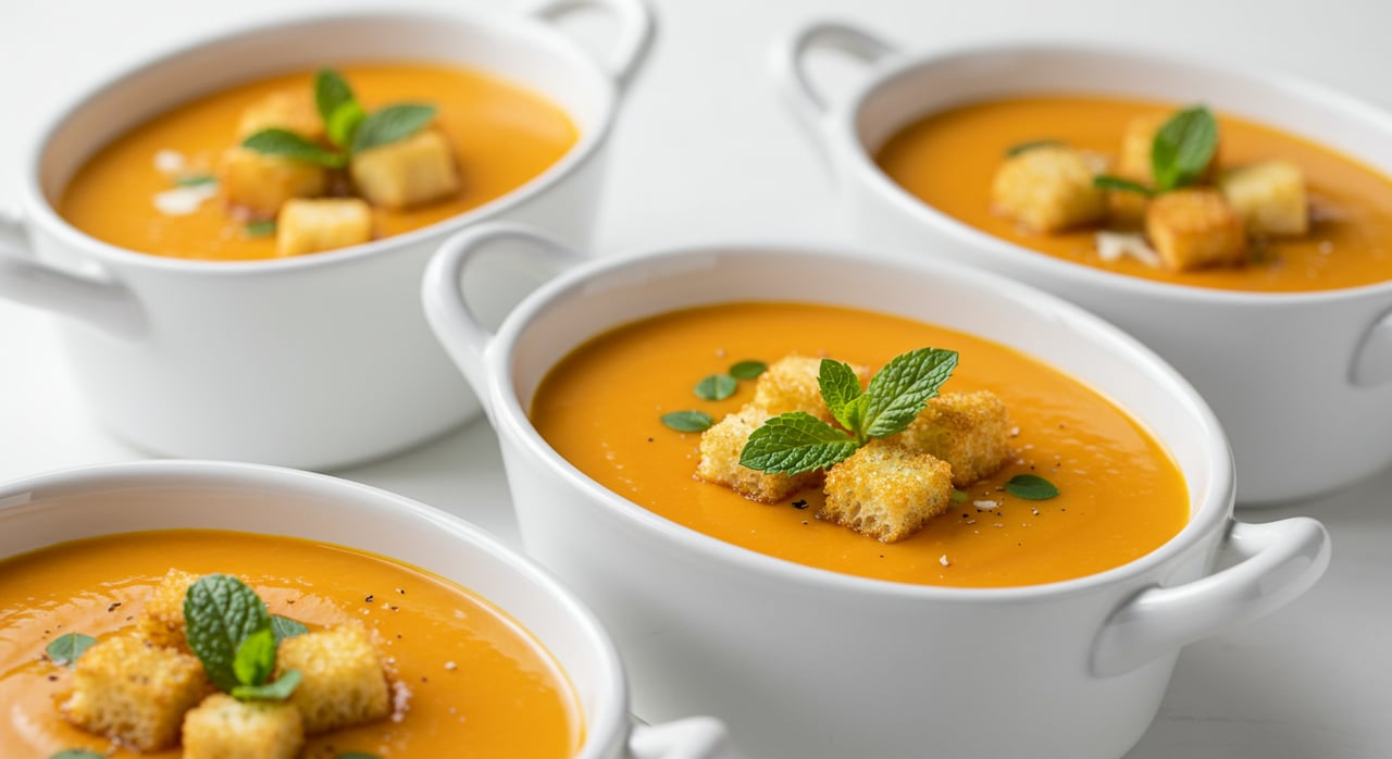Carrot Coconut Curry Soup