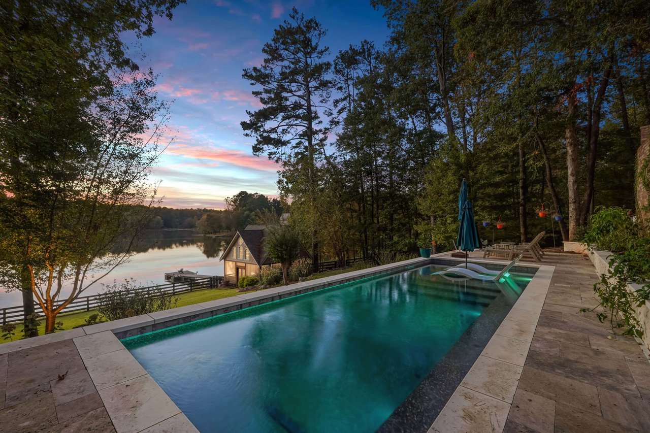 Quiet Listing: Elegant Lakefront Estate on 3 Acres in Alpharetta Georgia - Serene Views & Modern Luxuries Await