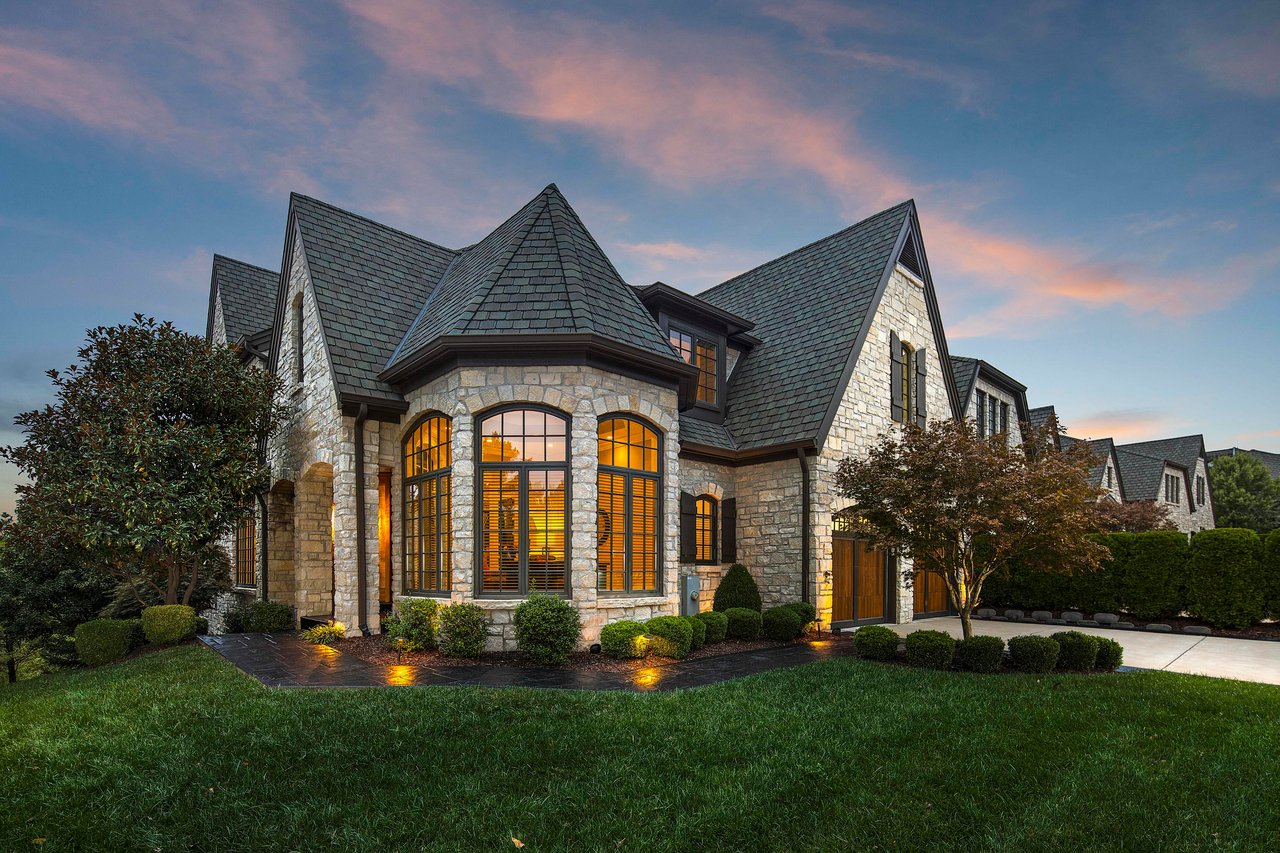 Chateau Style Villa with Lovely Curb Appeal