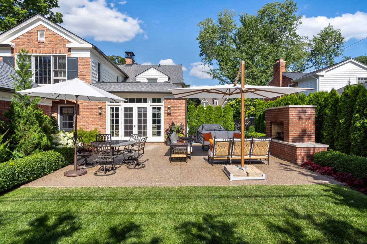 Private Patio with Charming Curb Appeal