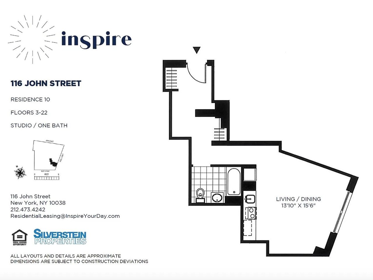 116 John Street, Apt 2110