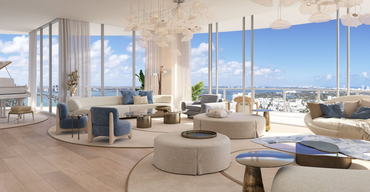 September 2024 | The Two Most Expensive Penthouses in Miami Beach Unveiled at Five Park, Priced at $19 Million and $20 Million”