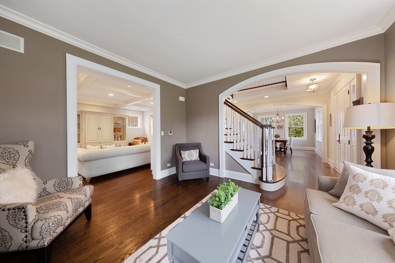 Timeless elegance meets transitional flair in builder's own award winning home
