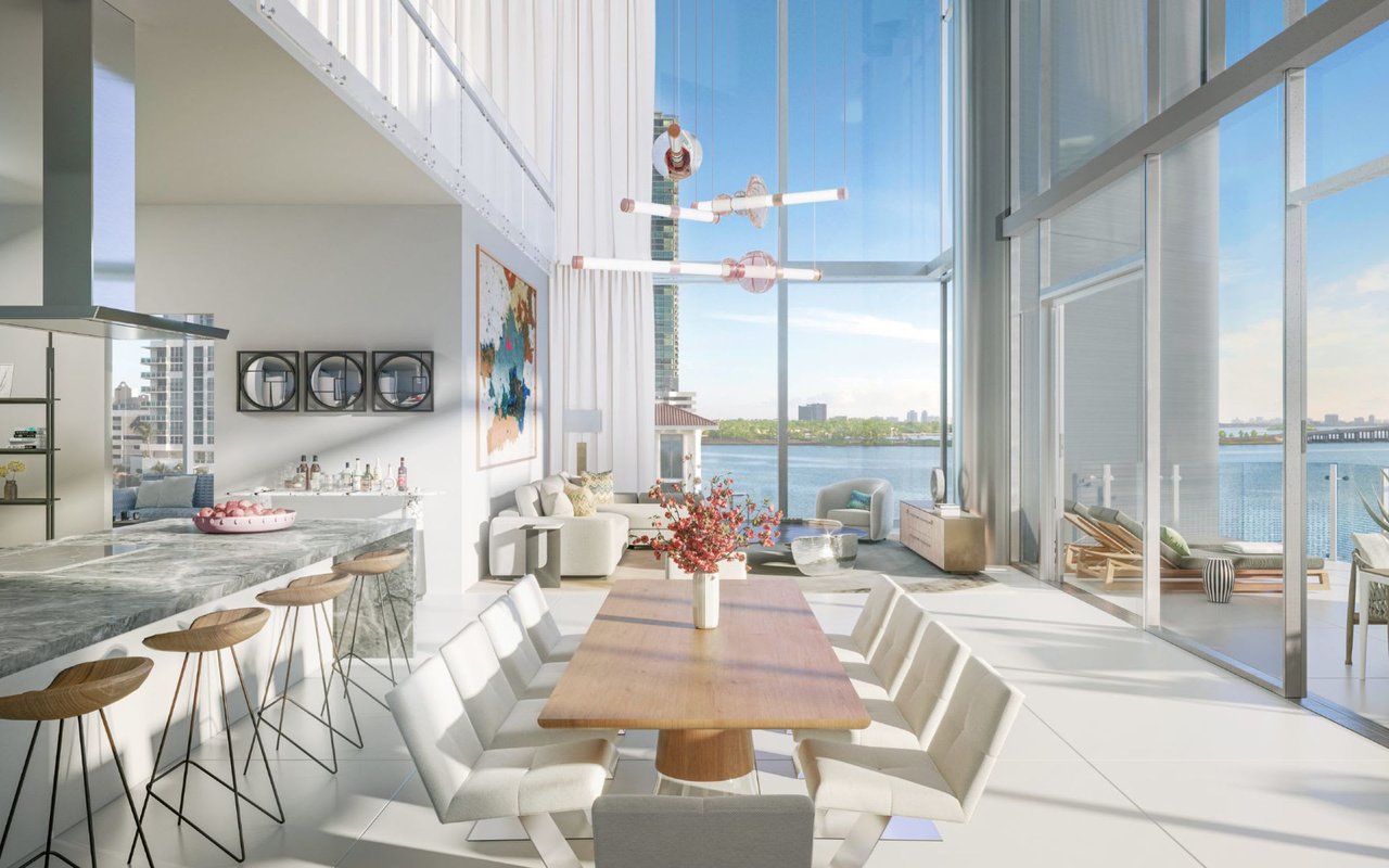Waterfront Condominium in Miami Reaches Construction Milestone