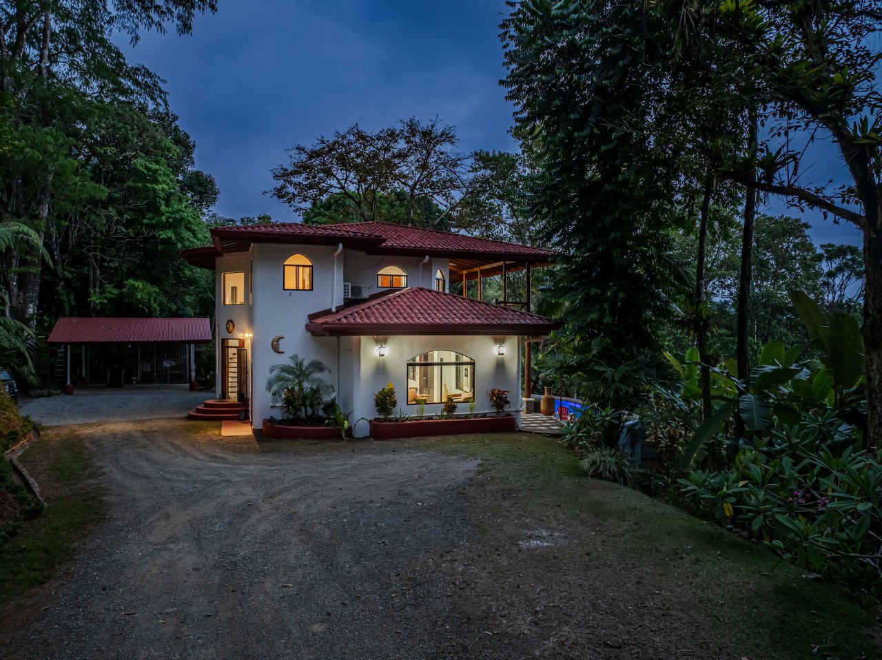 Completely Private Ocean View Mediterranean Home on 2 Acres