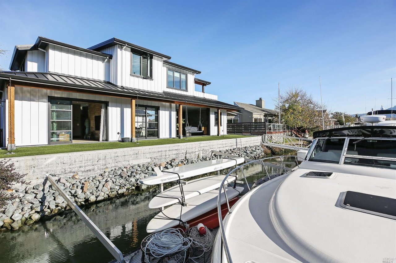 Waterfront Modern Farmhouse with Private Boat Dock- Represented Buyer