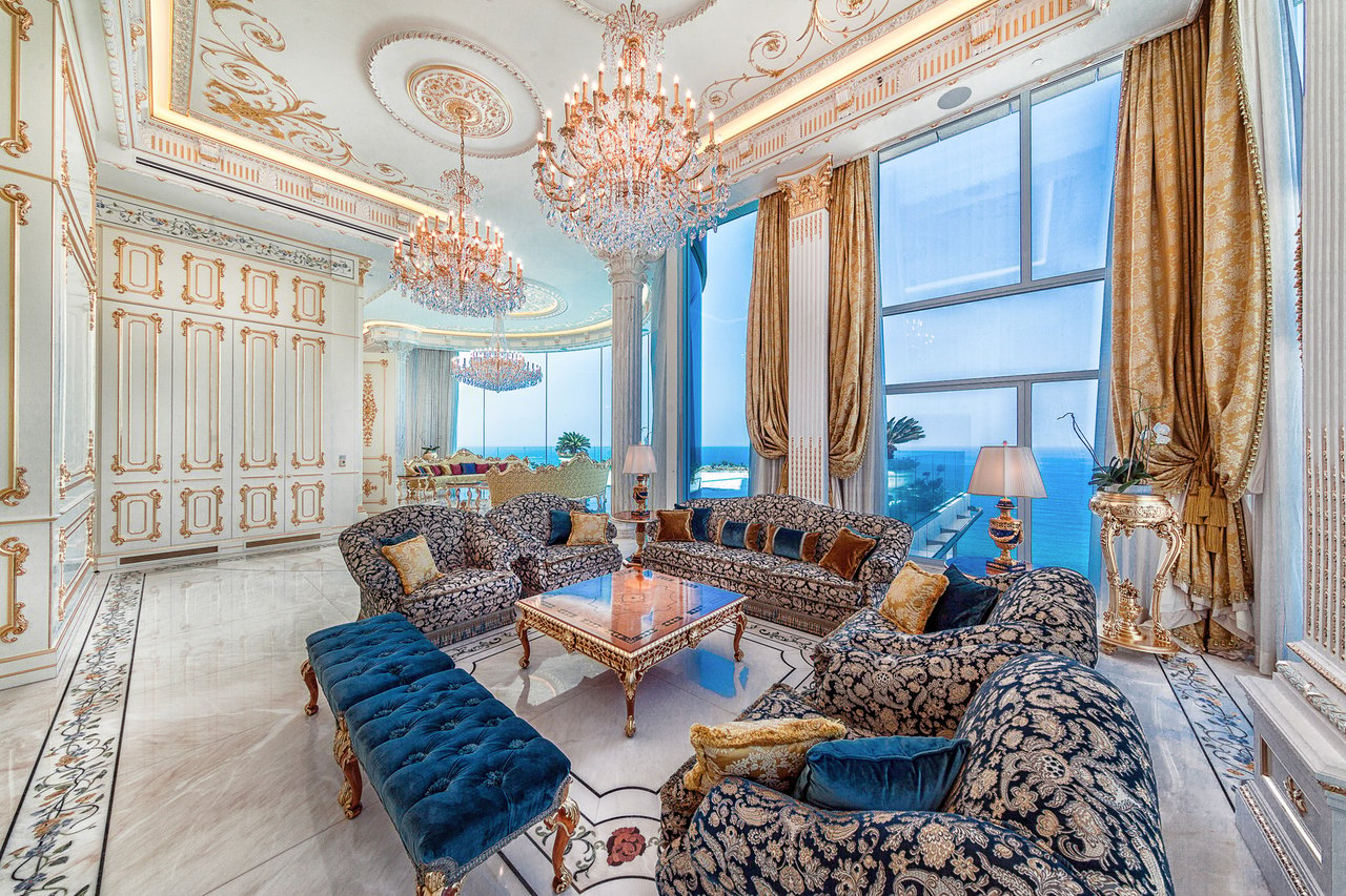 Refined Seafront Baroque Style Penthouse