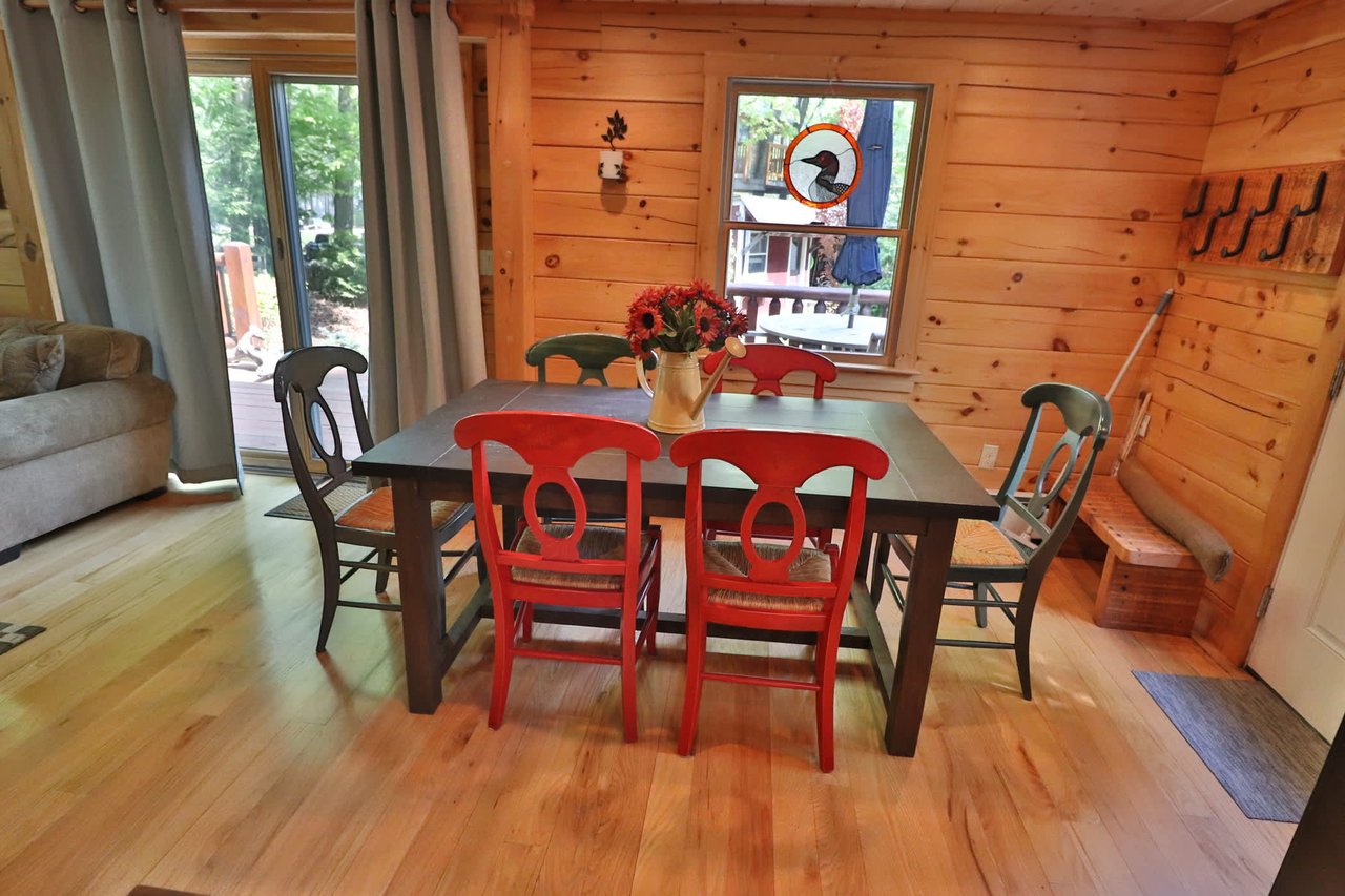 Single family log home ski season rental