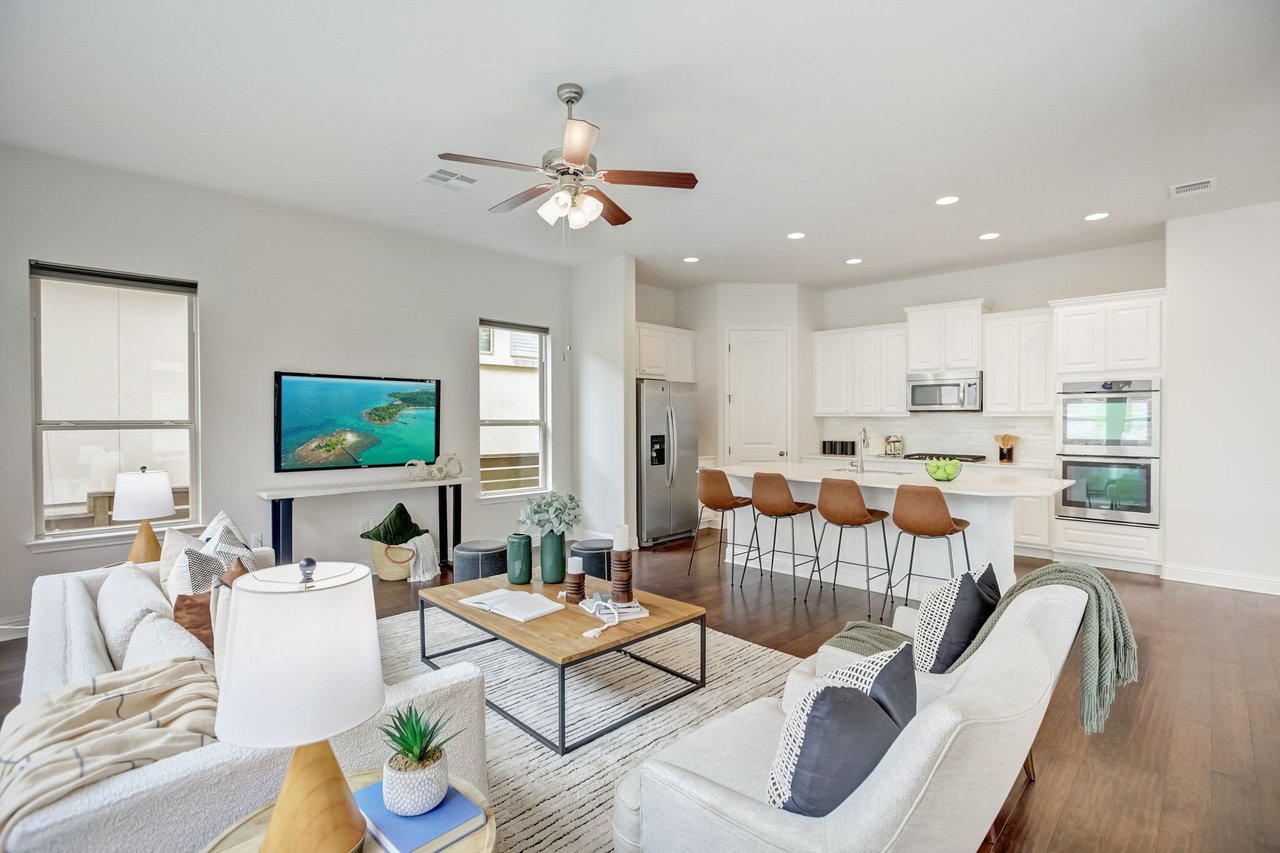 Spacious 4-Bedroom Home in The Preserve at Four Points – A+ School District, Open Floorplan, Luxurious Primary Suite, Covered Patio, and More!