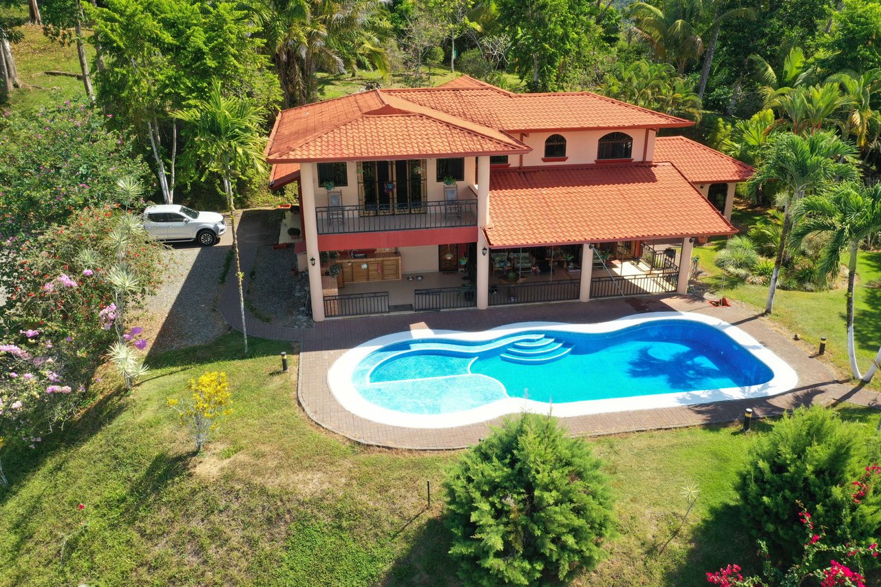 Platanillo Majestic Mountain and Ocean Views with Home on 5 Acres, 4 bedroom