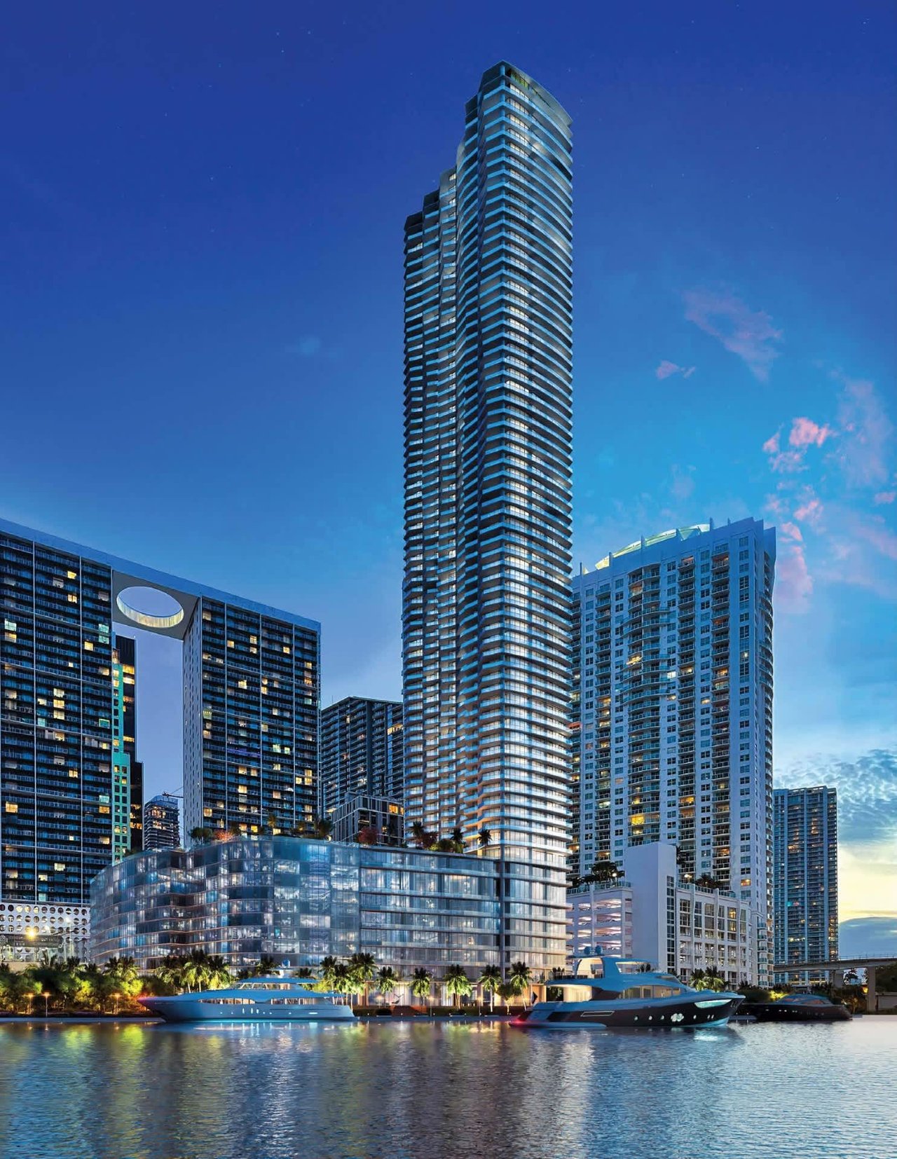 August 2024 - Foundation Pour Finished for 75-Story Baccarat Tower in Brickell