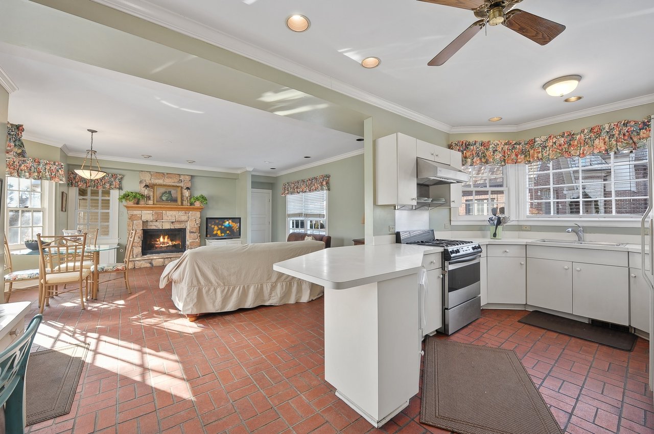 This classic home gives a warm welcome