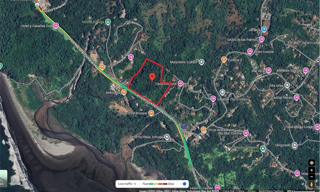 Oceanfront Highway Commercial Land, Ojochal, Puntarenas