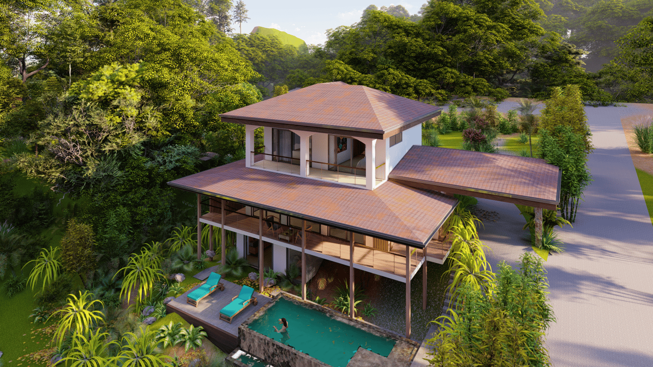 "El Camino."  Luxury Ocean View Pinuela Estate, Uvita Costa Rica