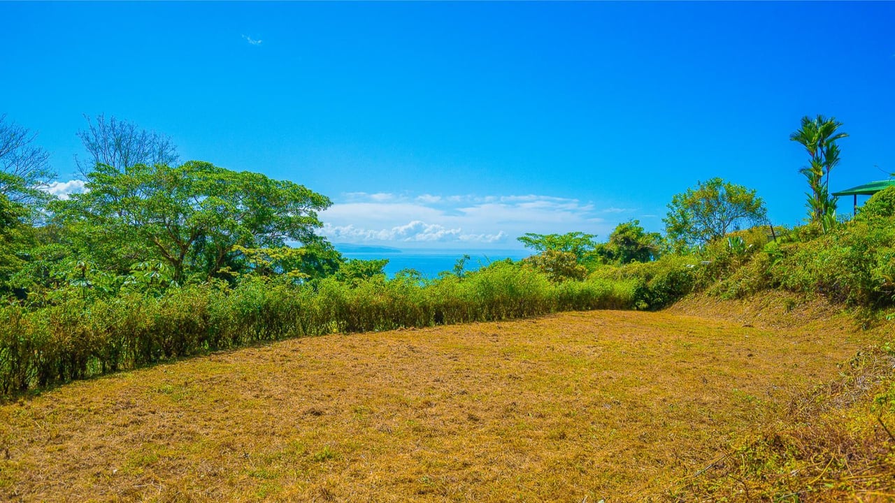 Flat Buildable Ocean View Lot, Ojochal, Puntarenas
