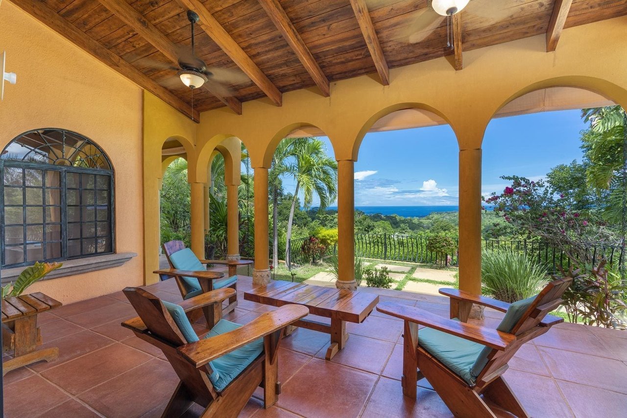 Colonial Mediterranean Ocean Villa, Nosara, Guanacaste