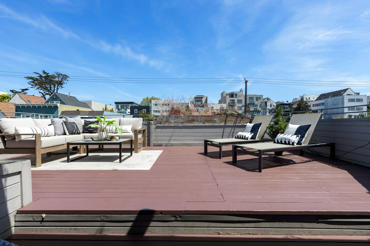 Three Levels with Roof Deck