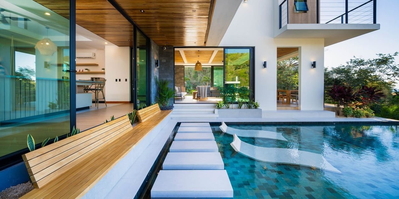 Modern Ocean View Masterpiece, Flamingo, Guanacaste