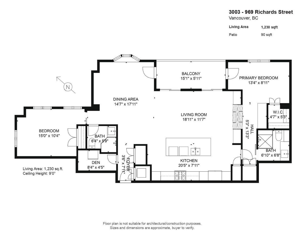 3003-969 Richards Street, Vancouver