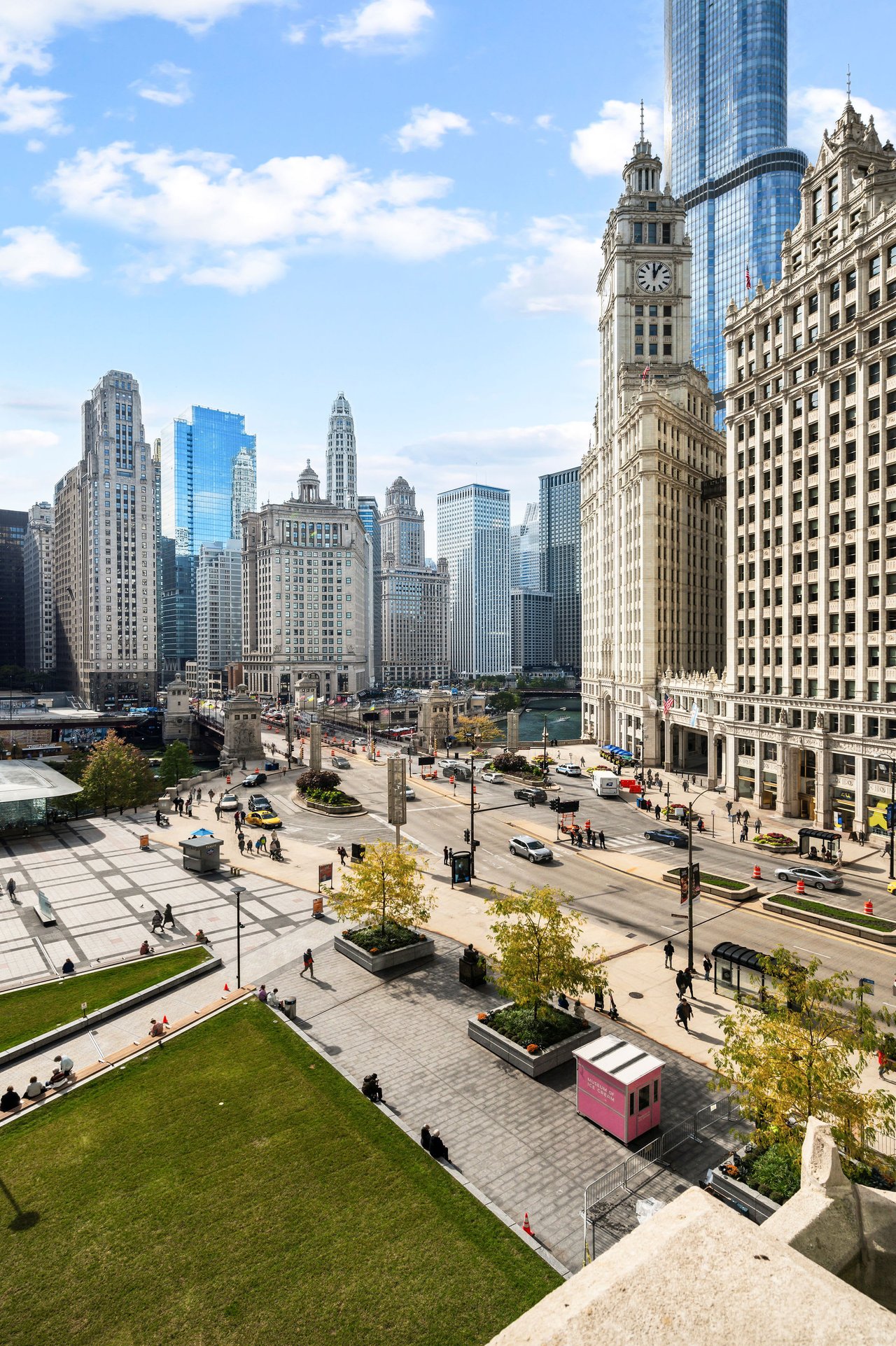 Unbelievable private terrace at the Tribune Tower Residences