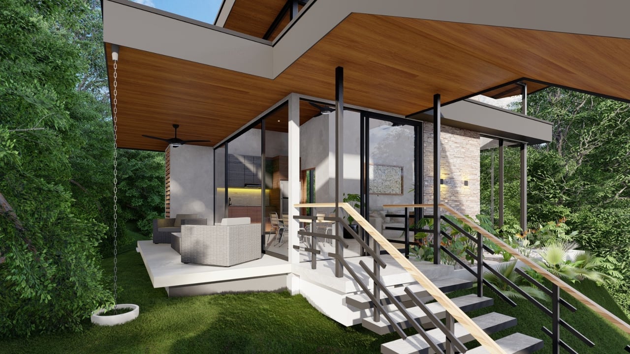 Architectural Oceanview Estate, Dominical, Puntarenas