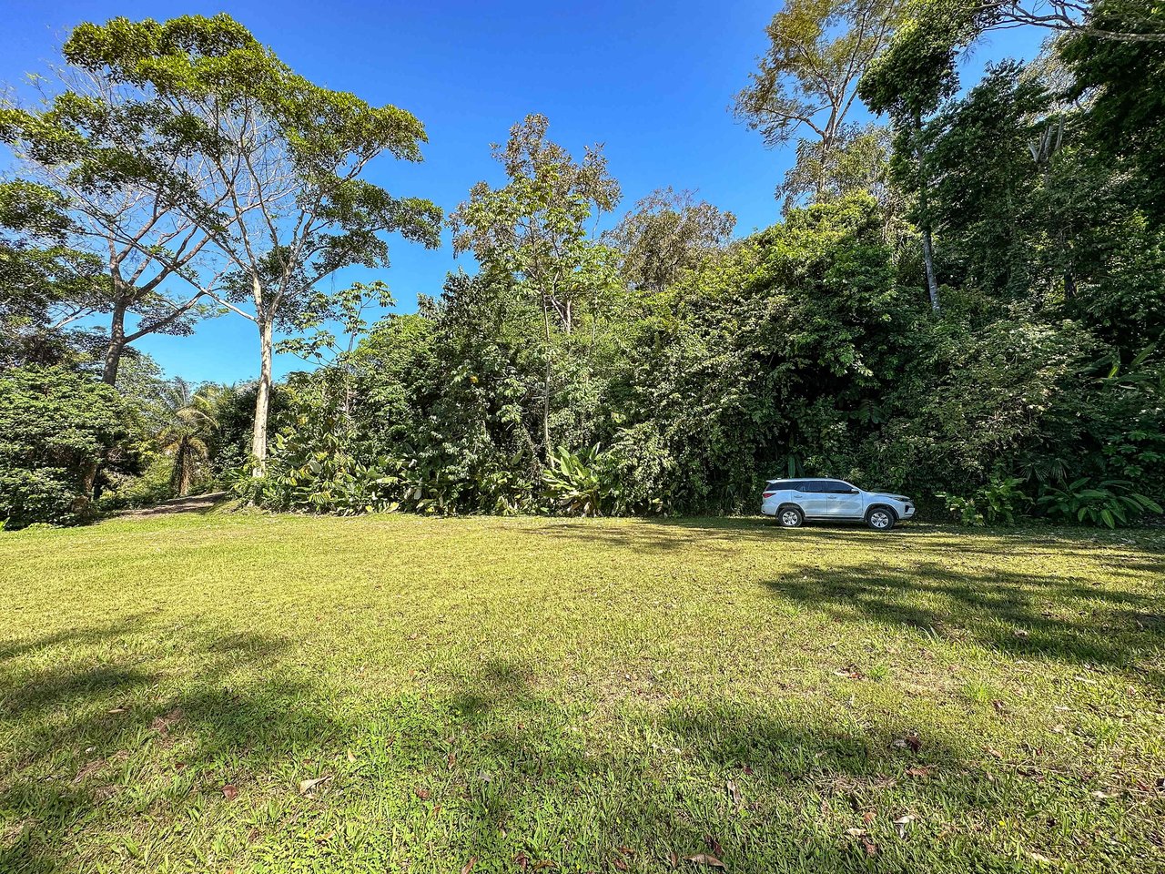 A prepared, 1.5 Acres jungle immersed lot with spectacular views of the Whale’s Tail. 