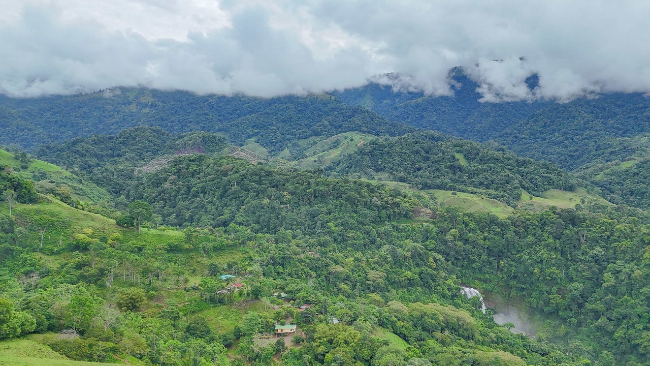 Breathtaking 210 Foot Waterfall on Over 200 Acres of Land in the Lush Hills & Mountains of Perez Zeledon – with SO MANY Additional Development Options!