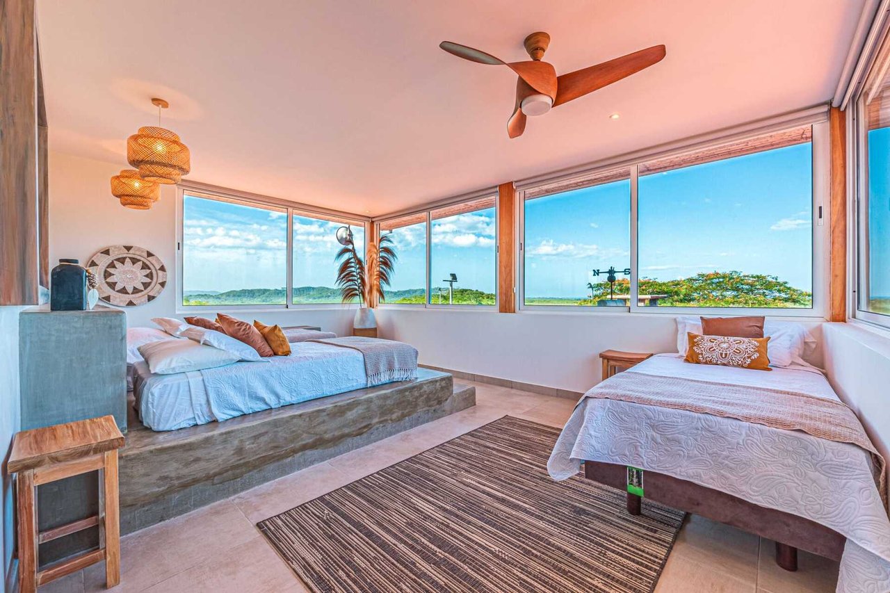 Tennis Court Ocean View Villa, Tamarindo, Guanacaste