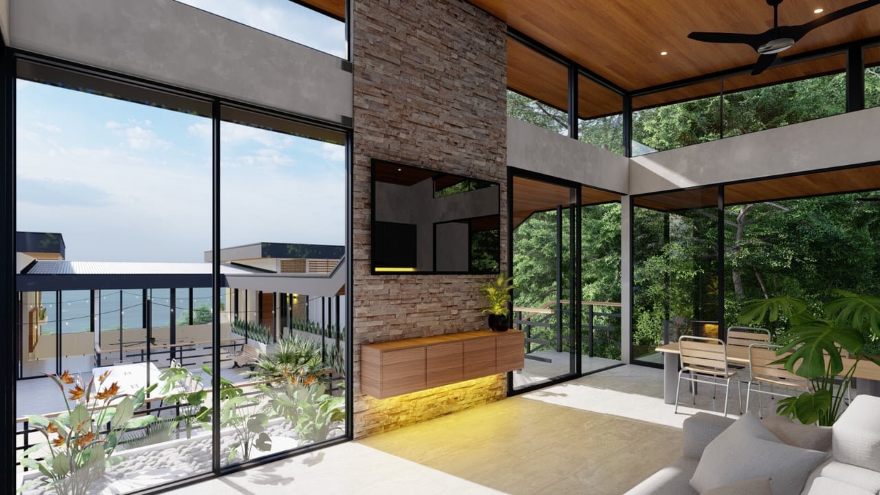 Architectural Oceanview Estate, Dominical, Puntarenas