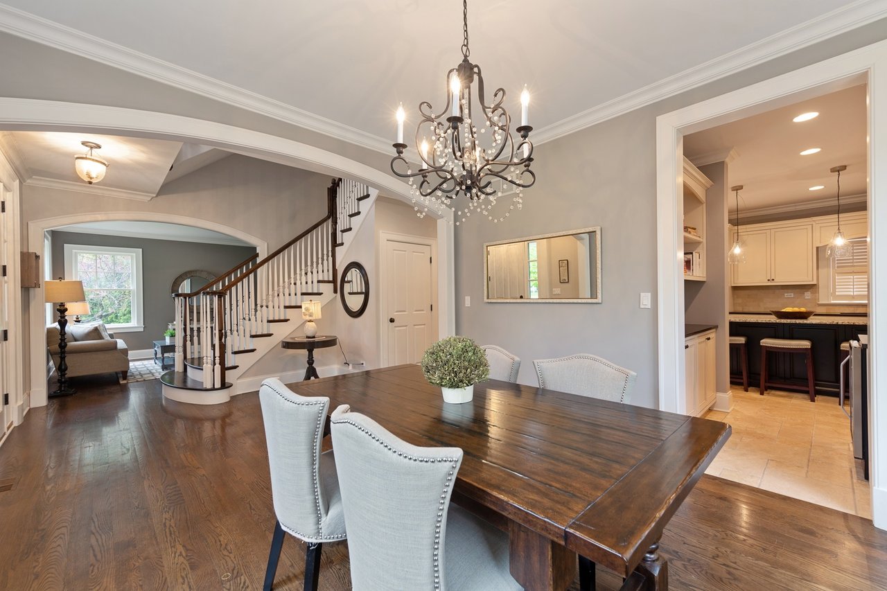 Timeless elegance meets transitional flair in builder's own award winning home