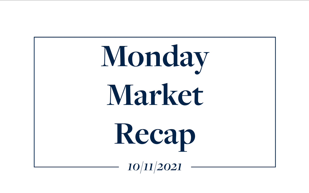 Monday Market Update