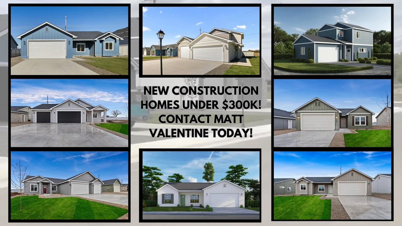 NEW CONSTRUCTION HOMES UNDER 300K!!!