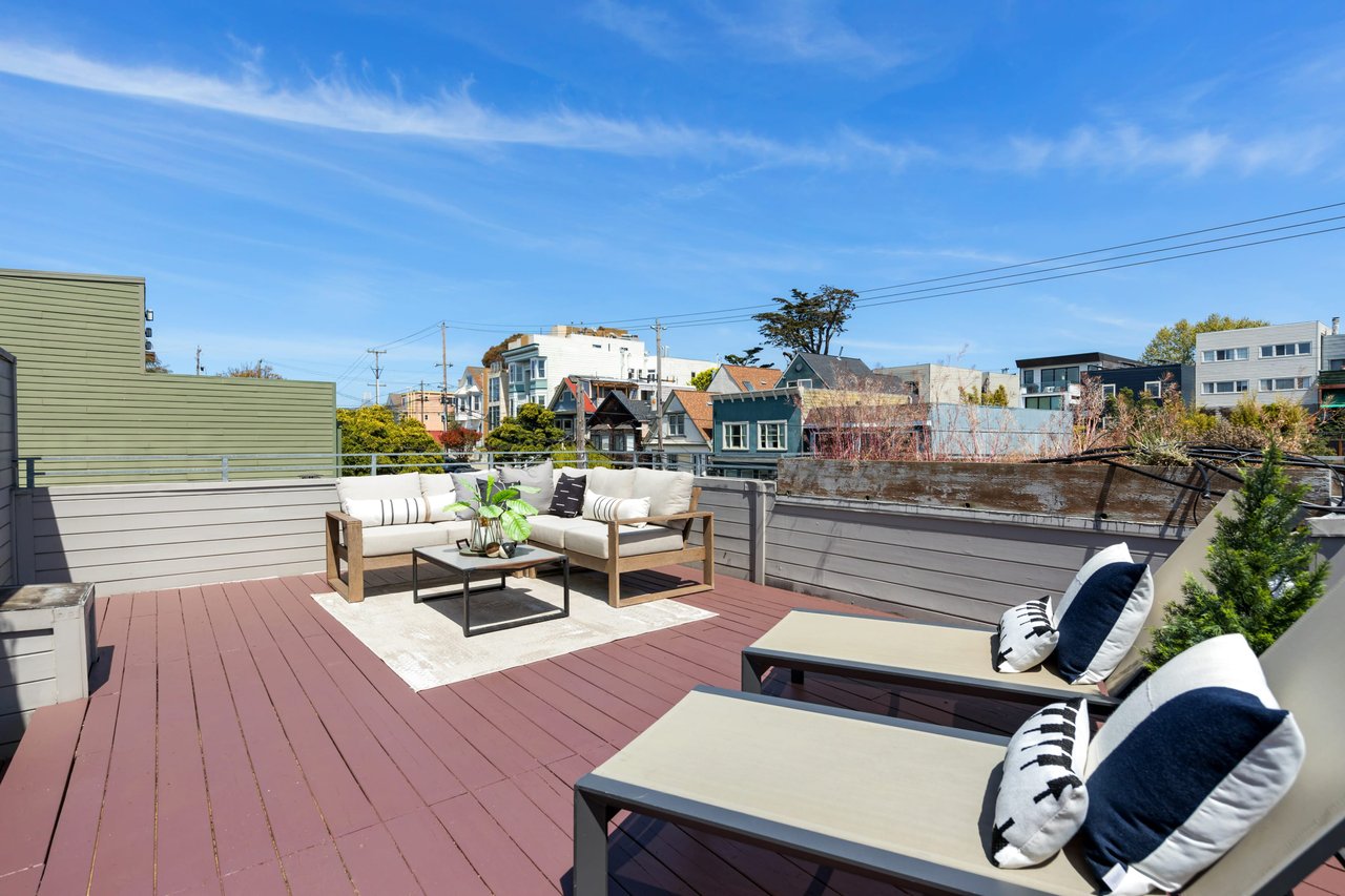 Three Levels with Roof Deck