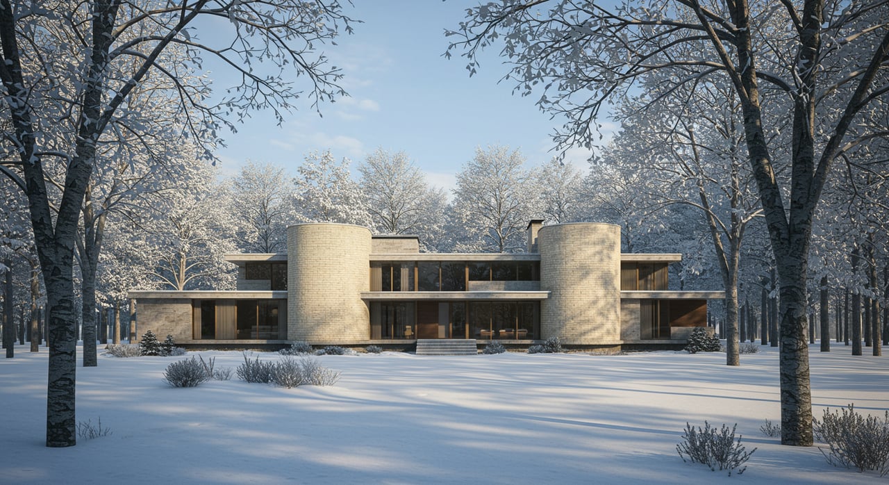 Spotlight on the Richard Meier House in Essex Fells, NJ
