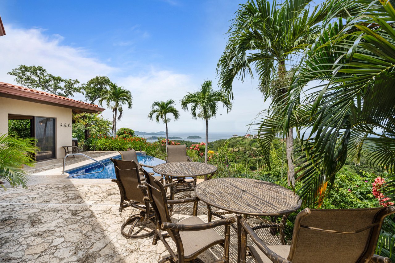 Mediterranean Villa Infinity Pool, Flamingo, Guanacaste
