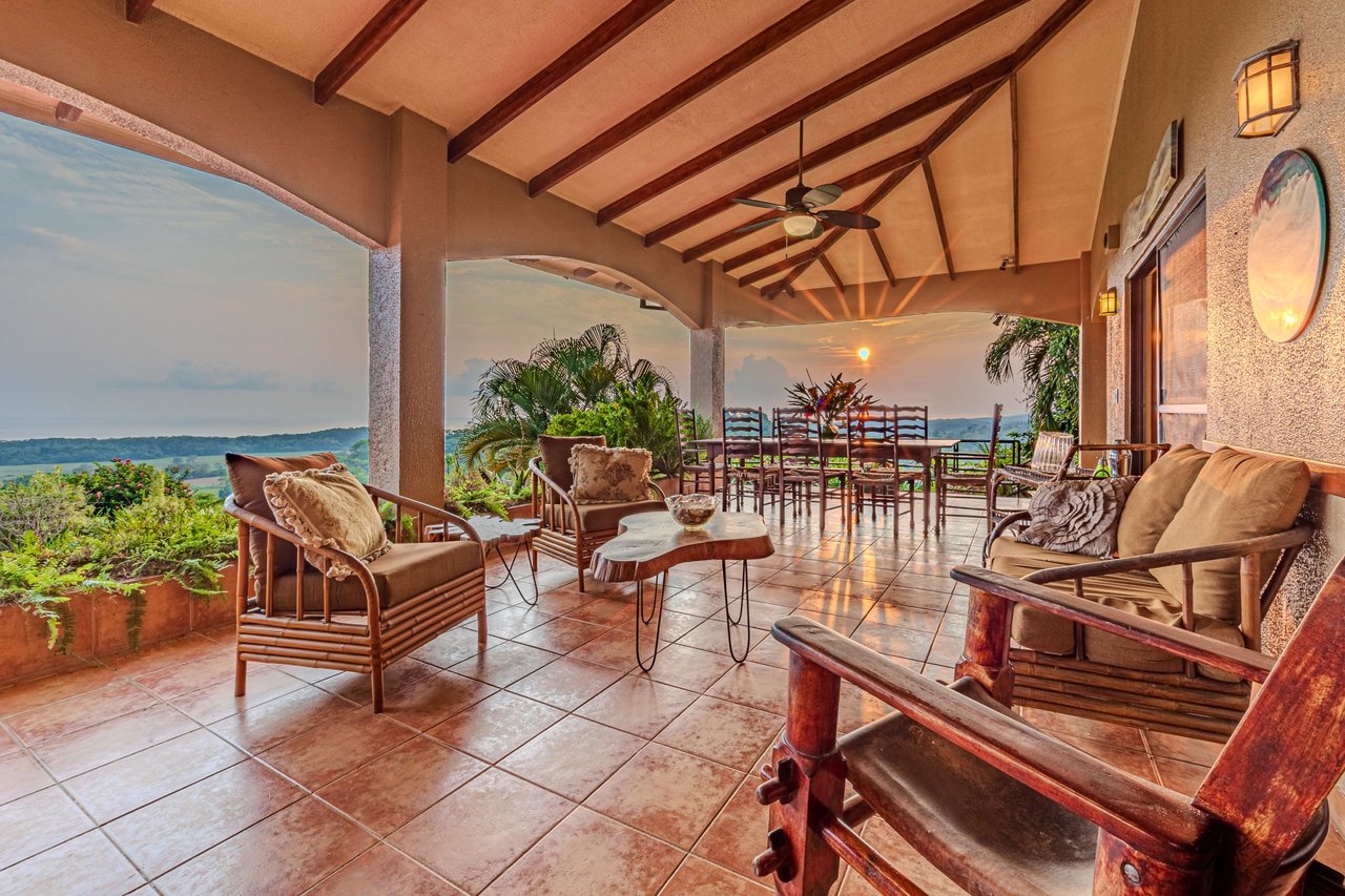 Private Family Estate with Stunning Sunsets and Pacific Ocean Views for Miles!