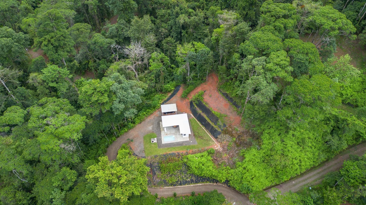 Ocean View Home in Portasol, 2 Bed, 1 Bath, Pool, Private Waterfall & Extra Building Site