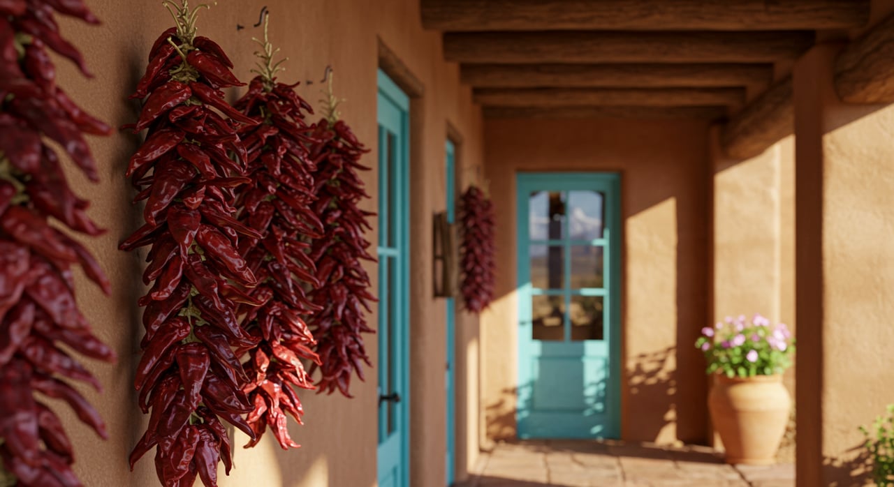 Santa Fe Style – Chile Ristras