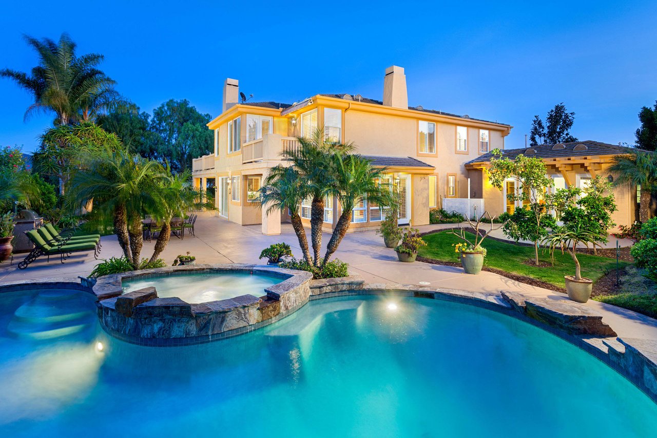 Luxury home at The Lakes Rancho Santa Fe