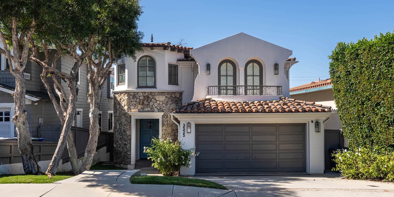 Front Facade of a Mediterranean House