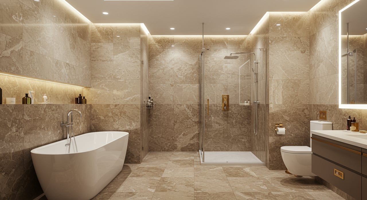 A Master Bathroom That Sells