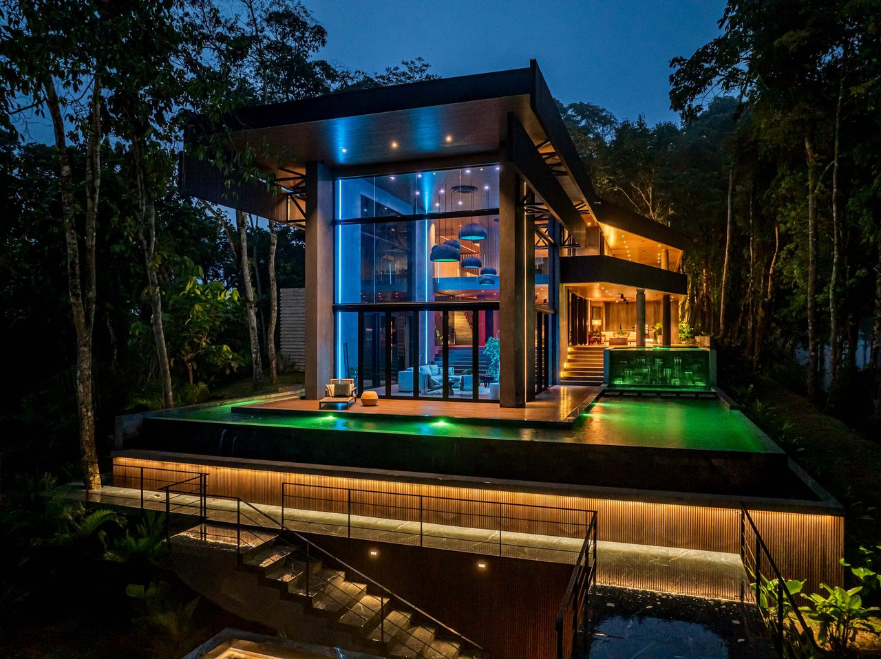 Villa Corazon de la Selva: Pristine Ocean View Luxury Home For Sale in Escaleras Costa Rica