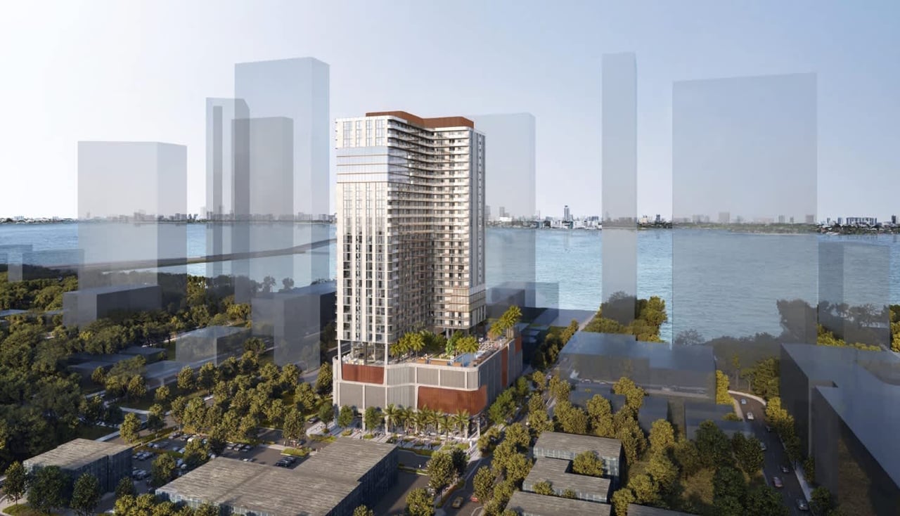 October 2024 | Site Work and Vertical Permits Submitted for 324-Unit Luxury Edgewater Tower