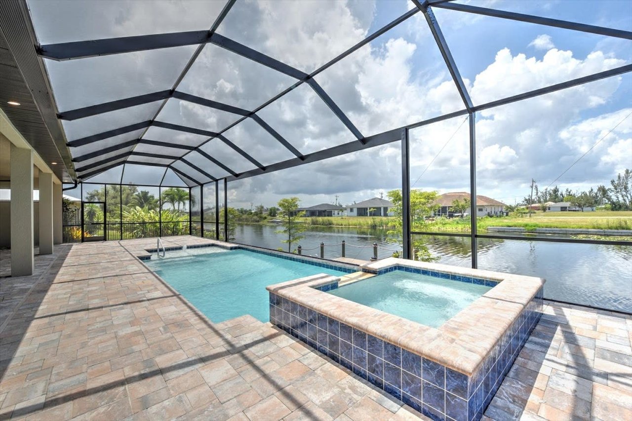 Waterfront Pool Home Cape Coral