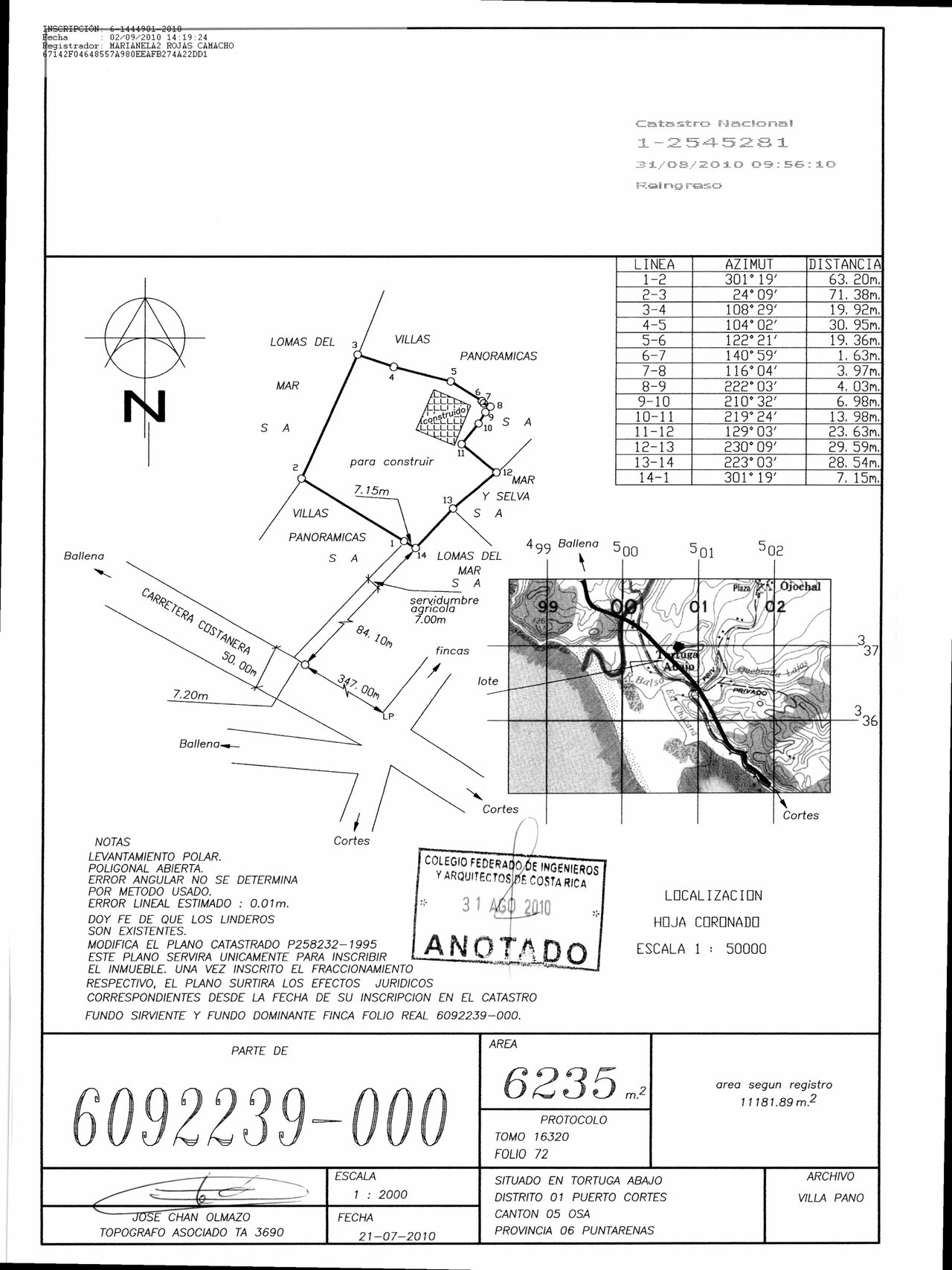 Commerical Property with 4 Ocean View Rental Units in Ojochal